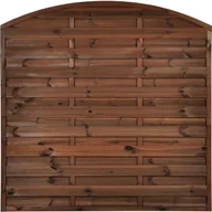 Ogrodzenia - NATERIAL Płot szczelny z łukiem NIVE 180x180 / 160 cm NATERIAL - miniaturka - grafika 1