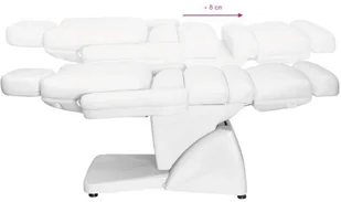 AZZURRO Fotel kosmetyczny elektr. azzurro 878 5 siln. biały P124586 - Fotele kosmetyczne - miniaturka - grafika 8