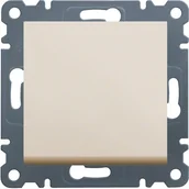 Klawisze i ramki - Hager Lumina 2 kremowy łącznik schodowy WL0021 - miniaturka - grafika 1