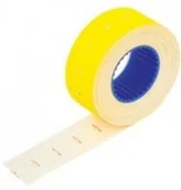 Cenówki - KW TRADE Taśma do metkownic 2-rzędowa prosta żółta KW475-6 - miniaturka - grafika 1