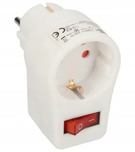 Brennenstuhl Listwa zasilająca Adapterstecker grey S 1x - 1508070 - Listwy zasilające - miniaturka - grafika 3