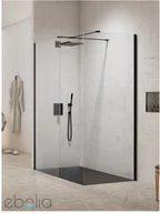 Kabiny prysznicowe - New Trendy Kabina walk-in 140x80 New Modus Black New Trendy (EXK-1288) - miniaturka - grafika 1