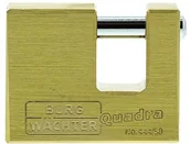 Kłódki - Burg Wächter Burg-Wächter kłódka, grubość 7 MM na deskę do prasowania, szczypce ochronne, 2 klucze, Quadra 444 50 SB, 1 sztuki - miniaturka - grafika 1