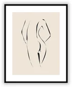 Obrazy i zdjęcia - Dekoria Obraz Nude Line III 40 x 50 cm 40 x 50 cm 183-057-00 - miniaturka - grafika 1