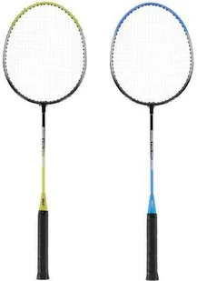 NILS NRZ014 STEEL ZESTAW DO BADMINTONA 4 RAKIETY + 3 LOTKI + SIATKI 195x22cm + POKROWIEC NILS abi-14-20-367-0 - Badminton - miniaturka - grafika 2