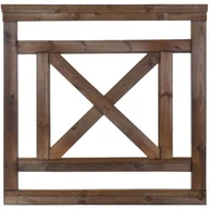 Ogrodzenia - NATERIAL Płot tarasowy z poręczą NIVE 90x90 cm NATERIAL - miniaturka - grafika 1