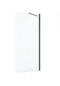 Ścianki i drzwi prysznicowe - Roca AM4408016M CAPITAL BLACK ścianka boczna 80x195 - miniaturka - grafika 1