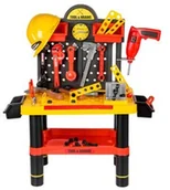 Mały majsterkowicz - Kinderplay Warsztat zestaw majsterkowicza kask KP2646 - miniaturka - grafika 1