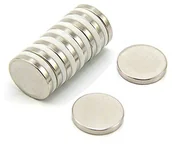 Dekoracje domu - first4magnetsTM first4magnets f406  10 wyciągnąć N42 magnesy neodymowe, 4,6 kg, opakowanie z 10, metalowy, srebrny, średnica 20 MM X 3 MM grubości F406-10 - miniaturka - grafika 1