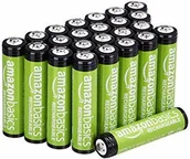 Ładowarki i akumulatory - AmazonBasics baterie AAA, 800 mAh, do ponownego ładowania, 24 sztuki - miniaturka - grafika 1