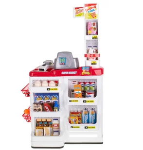 Kasa fiskalna sklep wózek + akcesoria KX7299 - Zabawy w naśladowanie dorosłych Kasa fiskalna sklep wózek + akcesoria KX7299 - Zabawy w naśladowanie dorosłych - miniaturka - grafika 3