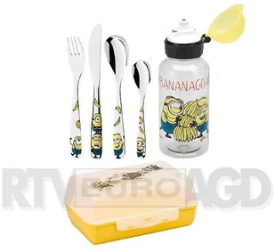 WMF MINIONKI ZESTAW NACZYŃ DLA DZIECI 6 EL STAL NIERDZEWNA BTRZY 1286079980 - Zestawy naczyń dla dzieci - miniaturka - grafika 3