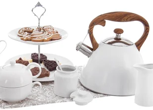 Orion Czajnik BIAŁY nowoczesny automatyczny 3,5L 113505 - Czajniki na gaz - miniaturka - grafika 6