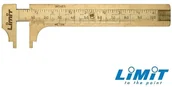 Inne urządzenia pomiarowe - LIMIT Suwmiarka kieszonkowa z mosiądzu 100MM - (2654-0203) LIM_26540203 - miniaturka - grafika 1