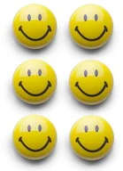 Dekoracje domu - Zeller 11204 zestaw 6-częściowy, "SMILEY" na magnes, tworzywo sztuczne 3 cm 11204 - miniaturka - grafika 1