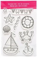 Scrapbooking - efco Zestaw "plaża" Clear pieczątka 4511252 - miniaturka - grafika 1