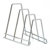 Suszarki do naczyń - Zeller 24850 deska do krojenia/stojak na talerze, metalowy chromowany, ok. 14 x 22,8 x 18 cm 24850 - miniaturka - grafika 1