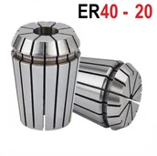 Tuleje - Tuleja zaciskowa ER40 FI 20 tulejka precyzyjna CNC - miniaturka - grafika 1