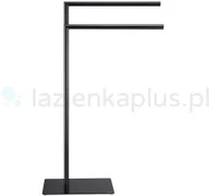 Wieszaki łazienkowe - Sealskin Tube wieszak stojący czarny 800199 - miniaturka - grafika 1