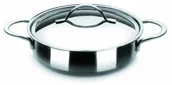 Dzbanki i imbryki - Ibili Noah 605328 garnek, okrągła, z pokrywką, ze stali nierdzewnej, 28 cm 605328 - miniaturka - grafika 1