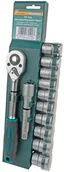 Śrubokręty - Bruder Mannesmann Brüder Mannesmann 12-częściowy zestaw z kluczem nasadowym, 29111 - miniaturka - grafika 1