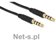 Delock Kabel 3.5mm, miniJack,0.5 m, czarny- 83434 - Kable - miniaturka - grafika 2