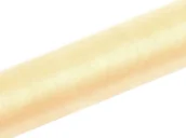 Pasmanteria - PartyDeco Organza gładka, kremowa, 0,16x9 m ORP16-079 - miniaturka - grafika 1