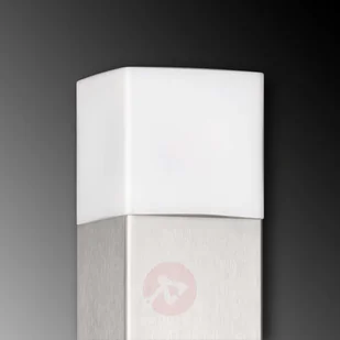 LCD LCD Słupek oświetleniowy ze stali Linus mleczne szkło - Lampy ogrodowe - miniaturka - grafika 2