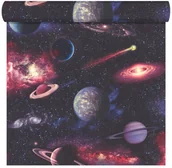 Tapety - Rasch Tapeta do pokoju młodzieżowego COSMO granatowa winylowa na flizelinie - miniaturka - grafika 1