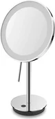 Lusterka do makijażu - Zack Lusterko kosmetyczne Alona stal polerowana z podświetleniem LED 40141 - miniaturka - grafika 1