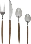 Zestawy sztućców - Secret de Gourmet Komplet sztućców AMAZONIE 24 elementy z drewnianą rączką 173716 - miniaturka - grafika 1