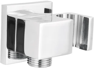 Deante CASCADA chrom Uchwyt na słuchawkę / przyłącze węża kwadratowe NAC 053K - Akcesoria łazienkowe - miniaturka - grafika 6
