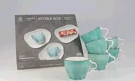 Serwisy do kawy i herbaty - Zestaw filiżanek 250 ml 6 szt STONE AGE Morski - miniaturka - grafika 1