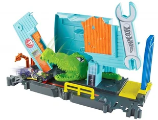 Hot Wheels City zestaw z krokodylem - Samochody i pojazdy dla dzieci - miniaturka - grafika 7