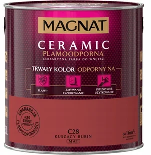 Magnat CERAMIC 2.5L - ceramiczna farba do wnętrz - C28 Kuszacy rubin - Farby wewnętrzne - miniaturka - grafika 3