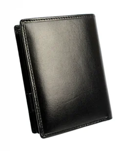 VALENTINIANO Portfel Męski  (PL) Skóra Cielęca Duży Pionowy Z Zapinką Wewnątrz Jedno Skrzydełko Pionowy Suwak 7680056-9 - Portfele - miniaturka - grafika 8