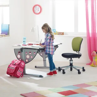 Fotel biurowy, krzesło biurowe Kettler fotel do biurka BEN, czerwono-czarny, 6724-600 6724-600 - Fotele i krzesła biurowe - miniaturka - grafika 2