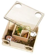 Klatki dla gryzoni - Karlie Flamingo 84117 Labyrinth Für Hamster Rody Cleverinth Aus Echtholz 22.5 X 17.5 X 10 Cm - miniaturka - grafika 1