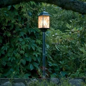 Lampy ogrodowe - Konstsmide MILANO czarny-srebrny - miniaturka - grafika 1