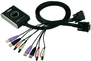 Aten KVM 2/1 CS-682 USB-2.0 DVI KVMP - Przełączniki KVM Aten KVM 2/1 CS-682 USB-2.0 DVI KVMP - Przełączniki KVM - miniaturka - grafika 1