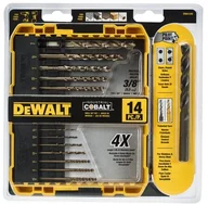 Wiertła - DeWalt Elektrowerkzeuge DeWALT dwa1240 pilot Point przemysłowych-Cobalt-wiertło zestaw bitów (14 sztuk) DWA1240 - miniaturka - grafika 1
