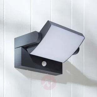 Lampenwelt com Kinkiet zewnętrzny LED Sherin, obrotowy, czujnik - Lampy ogrodowe - miniaturka - grafika 2