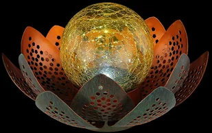 GLOBO Lampa solarna LED 33655, kwiat,  22 cm - Lampy ogrodowe - miniaturka - grafika 4