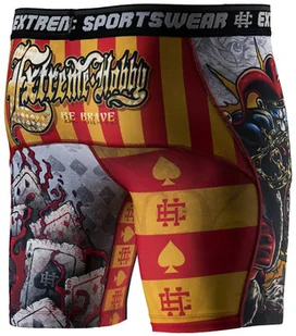Extreme Hobby Spodenki Vale Tudo, KILLER CARDS 5, różnokolorowy, rozmiar XL - Kimona, stroje i obuwie - miniaturka - grafika 3