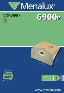 Menalux 6900 P, 4 worki na kurz 2043506 - Akcesoria do odkurzaczy - miniaturka - grafika 2