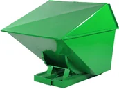 Pojemniki przemysłowe - intra.se Swedmach Kontener Przechylny Zamykany Tippo - 1100 L. Zielony - miniaturka - grafika 1