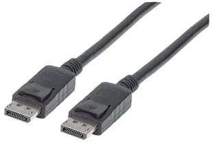 Techly Kabel monitorowy DisplayPort Displayport M/M czarny 10m (026647) - Kable komputerowe i do monitorów - miniaturka - grafika 3