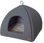 Legowiska dla psów - Nobby jamy cacho, 40 x 40 x 35 cm  dla psów i kotów, szary/niebieski 60525 - miniaturka - grafika 1