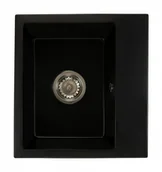 Zlewozmywaki - Brado Zlewozmywak granitowy DON czarny mat donczm - miniaturka - grafika 1