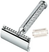 Maszynki do golenia i wkłady - Shaving Factory Merkur 42 °C replika 1904 Double Edge maszynka krótka rączka  chrom, 1er Pack (1 X 1 sztuki) MK-42001 - miniaturka - grafika 1